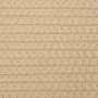 Beige and white cotton storage basket Ø40x35 cm by , Baskets - Ref: Foro24-358467, Price: 23,14 €, Discount: %