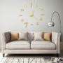 Reloj 3D de pared con diseño moderno 100 cm XXL dorado de vidaXL, Relojes de pared - Ref: Foro24-50638, Precio: 25,89 €, Desc...