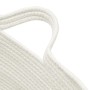 Cesta para ropa sucia algodón gris y blanco Ø60x36 cm de , Cestas para ropa - Ref: Foro24-358473, Precio: 30,64 €, Descuento: %
