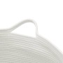 Cesta para ropa sucia algodón beige y blanco Ø55x36 cm de , Cestas para ropa - Ref: Foro24-358471, Precio: 27,73 €, Descuento: %