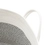Cesta de almacenaje algodón gris y blanco Ø51x33 cm de , Cestas - Ref: Foro24-358490, Precio: 34,21 €, Descuento: %