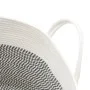 Gray and white cotton storage basket Ø51x33 cm by , Baskets - Ref: Foro24-358490, Price: 33,54 €, Discount: %