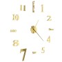 Reloj 3D de pared con diseño moderno 100 cm XXL dorado de vidaXL, Relojes de pared - Ref: Foro24-50638, Precio: 25,89 €, Desc...