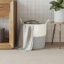 Cesta de almacenaje algodón gris y blanco Ø43x38 cm de , Cestas - Ref: Foro24-358486, Precio: 33,00 €, Descuento: %