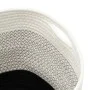 Storage baskets 2 pcs black and white cotton by , Baskets - Ref: Foro24-358478, Price: 29,40 €, Discount: %