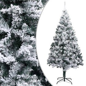 Árbol de Navidad artificial verde con nieve 180 cm en Decoración Festiva y Estacional | Comprar online en Foru.es