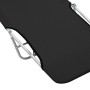 Tumbonas plegables 2 unidades acero y tela negras de vidaXL, Tumbonas - Ref: Foro24-44300, Precio: 82,45 €, Descuento: %