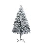 Árbol de Navidad artificial verde con nieve 210 cm en Decoración Festiva y Estacional | Comprar online en Foru.es