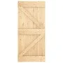 Puerta corredera con herrajes madera maciza de pino 95x210 cm de , Puertas - Ref: Foro24-3203138, Precio: 207,07 €, Descuento: %