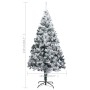 Árbol de Navidad artificial verde con nieve 210 cm en Decoración Festiva y Estacional | Comprar online en Foru.es