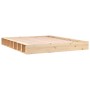 Estructura de cama de madera maciza 140x200 cm de , Camas y somieres - Ref: Foro24-820676, Precio: 131,48 €, Descuento: %
