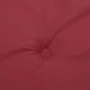 Cojín de banco de jardín tela Oxford rojo tinto 120x50x3 cm de , Cojines para sillas y sofás - Ref: Foro24-314080, Precio: 24...