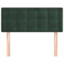 Cabecero de terciopelo verde oscuro 100x5x78/88 cm de , Cabeceros y pies de cama - Ref: Foro24-346453, Precio: 42,83 €, Descu...