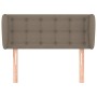 Cabecero de tela gris taupe 83x23x78/88 cm de , Cabeceros y pies de cama - Ref: Foro24-3117556, Precio: 45,92 €, Descuento: %