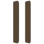 Headboard with dark brown fabric ears 83x16x118/128 cm by , Headboards and footboards - Ref: Foro24-3119991, Price: 68,74 €, ...