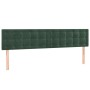 Cabecero con LED de terciopelo gris oscuro 160x5x78/88 cm de , Cabeceros y pies de cama - Ref: Foro24-3122103, Precio: 67,87 ...