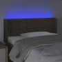 Headboard with LED in taupe gray fabric 83x16x78/88 cm by , Headboards and footboards - Ref: Foro24-3123648, Price: 51,33 €, ...