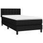 Cama box spring con colchón tela negro 80x200 cm de , Camas y somieres - Ref: Foro24-3129987, Precio: 269,66 €, Descuento: %