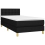Cama box spring con colchón LED tela negro 80x200 cm de , Camas y somieres - Ref: Foro24-3133991, Precio: 276,58 €, Descuento: %