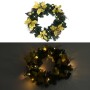 Corona de Navidad con luces LED PVC verde 60 cm en Decoración Festiva y Estacional | Comprar online en Foru.es