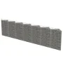 Gabionenwand aus Stahl 450x30x100 cm von vidaXL, Zaunpaneele - Ref: Foro24-143571, Preis: 191,36 €, Rabatt: %
