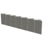 Muro de gaviones de acero 450x30x100 cm de vidaXL, Paneles de vallas - Ref: Foro24-143571, Precio: 198,29 €, Descuento: %