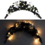Arco de Navidad con luces LED negro 90 cm PVC en Decoración Festiva y Estacional | Comprar online en Foru.es