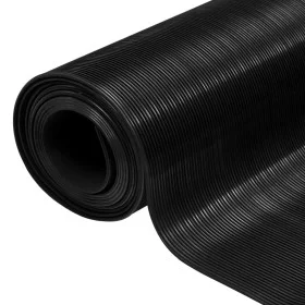 Non-slip rubber mat 1.5x4 m 3 mm fine ribbed by , Floors and carpets - Ref: Foro24-143952, Price: 98,72 €, Discount: %