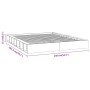 Estructura de cama de madera maciza 120x200 cm de , Camas y somieres - Ref: Foro24-820681, Precio: 122,82 €, Descuento: %