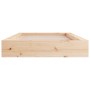 Estructura de cama doble pequeña de madera maciza 120x190 cm de , Camas y somieres - Ref: Foro24-820706, Precio: 121,01 €, De...