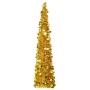 Árbol de Navidad artificial emergente PET dorado 150 cm en Decoración Festiva y Estacional | Comprar online en Foru.es