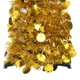 Árbol de Navidad artificial emergente PET dorado 150 cm en Decoración Festiva y Estacional | Comprar online en Foru.es