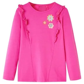 Camiseta infantil de manga larga rosa oscuro 140 de , Camisetas para niños - Ref: Foro24-13688, Precio: 8,30 €, Descuento: %