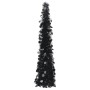Árbol de Navidad artificial emergente PET negro 120 cm en Decoración Festiva y Estacional | Comprar online en Foru.es