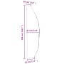 Cubierta sombrilla jardín 2 uds tela Oxford 420D 280x30/81/45cm de , Fundas para muebles de jardín - Ref: Foro24-3203398, Pre...