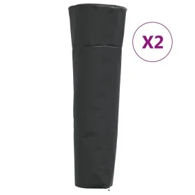 Cubiertas calefactores torre 2 uds tela Oxford 420D 86x47x241cm de , Fundas para muebles de jardín - Ref: Foro24-3203401, Pre...