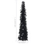 Árbol de Navidad artificial emergente PET negro 120 cm en Decoración Festiva y Estacional | Comprar online en Foru.es