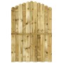 Puerta de valla de madera de pino impregnada 100x150 cm de vidaXL, Puertas de jardín - Ref: Foro24-45329, Precio: 71,04 €, De...