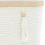 Cesta de almacenaje algodón blanco Ø38x36 cm de , Cestas - Ref: Foro24-358477, Precio: 25,43 €, Descuento: %