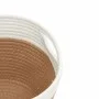 Cestas de almacenaje 2 uds algodón marrón y blanco Ø24x18 cm de , Cestas - Ref: Foro24-358454, Precio: 17,17 €, Descuento: %