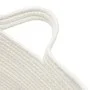 Cesta para ropa sucia algodón beige y blanco Ø60x36 cm de , Cestas para ropa - Ref: Foro24-358475, Precio: 34,47 €, Descuento: %