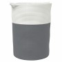 Cesta de almacenaje algodón gris y blanco Ø49x65 cm de , Cestas - Ref: Foro24-358494, Precio: 52,97 €, Descuento: %