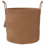 Cesta de almacenaje algodón marrón Ø40x35 cm de , Cestas - Ref: Foro24-358496, Precio: 34,40 €, Descuento: %
