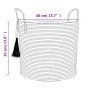 Cesta de almacenaje algodón marrón Ø40x35 cm de , Cestas - Ref: Foro24-358496, Precio: 34,40 €, Descuento: %
