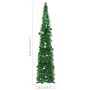 Árbol de Navidad artificial emergente PET verde 120 cm en Decoración Festiva y Estacional | Comprar online en Foru.es