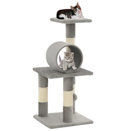 Rascador para gatos con poste de sisal 65 cm gris de vidaXL, Mobiliario para gatos - Ref: Foro24-170596, Precio: 36,07 €, Des...