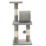 Rascador para gatos con poste de sisal 65 cm gris de vidaXL, Mobiliario para gatos - Ref: Foro24-170596, Precio: 36,07 €, Des...