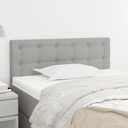 Cabecero de tela gris claro 80x5x78/88 cm de , Cabeceros y pies de cama - Ref: Foro24-346396, Precio: 39,02 €, Descuento: %