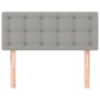 Cabecero de tela gris claro 80x5x78/88 cm de , Cabeceros y pies de cama - Ref: Foro24-346396, Precio: 39,02 €, Descuento: %