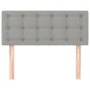 Kopfteil aus hellgrauem Stoff, 80 x 5 x 78/88 cm von , Kopf- und Fußteile - Ref: Foro24-346396, Preis: 32,83 €, Rabatt: %